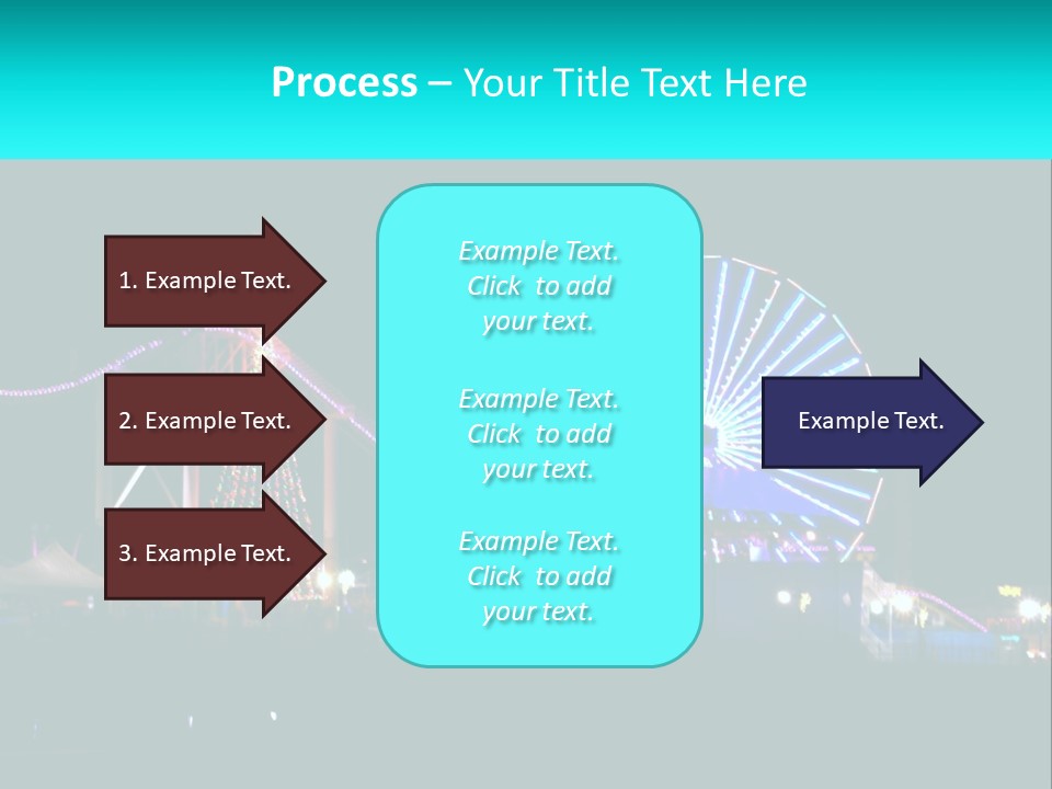 Night Landmark Ride PowerPoint Template