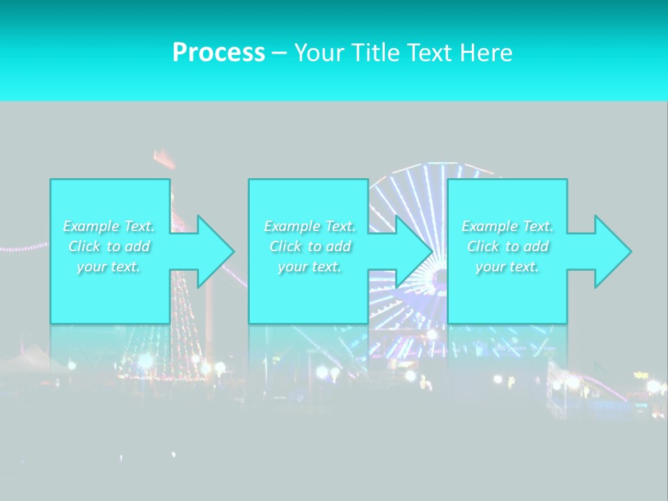 Night Landmark Ride PowerPoint Template