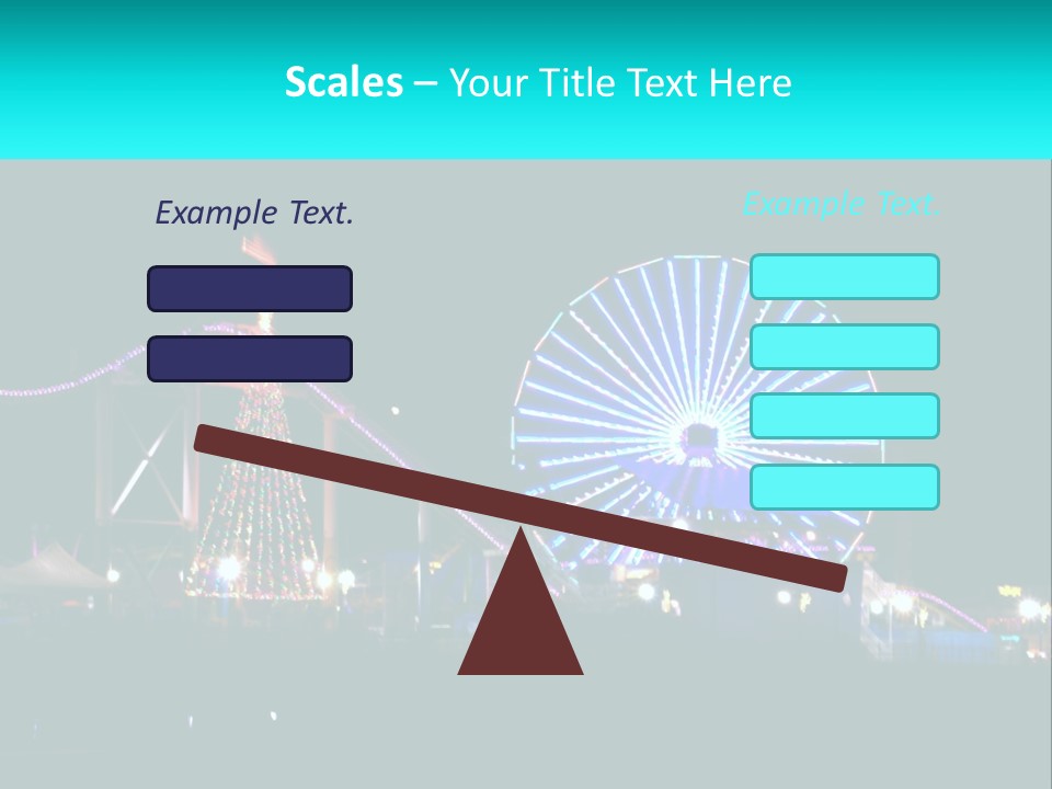 Night Landmark Ride PowerPoint Template