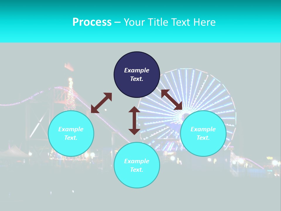 Night Landmark Ride PowerPoint Template