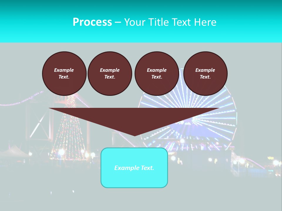 Night Landmark Ride PowerPoint Template