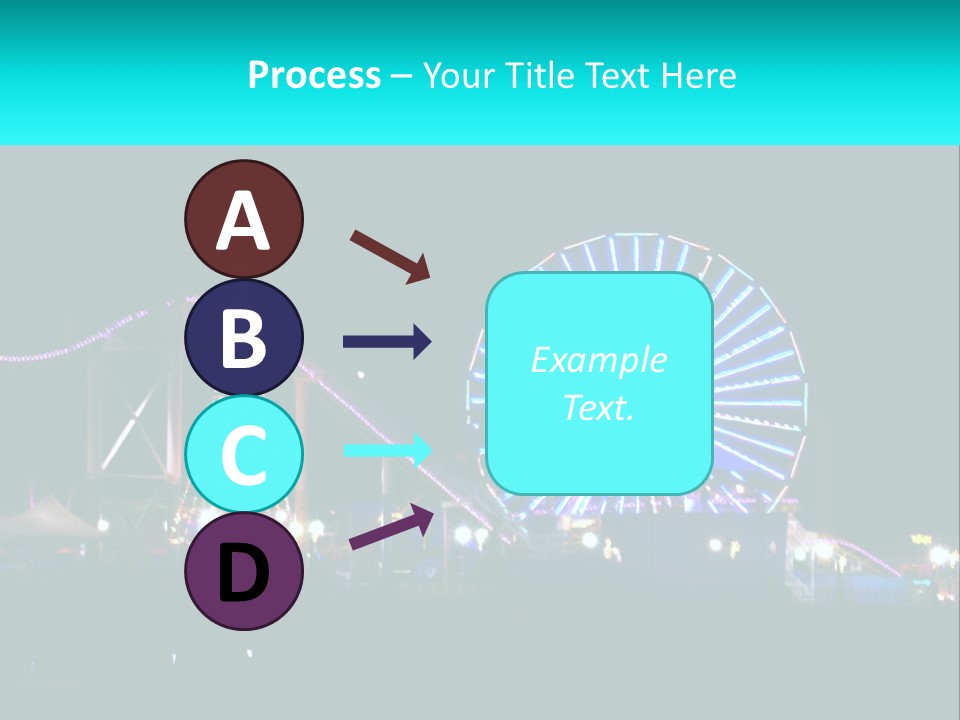 Night Landmark Ride PowerPoint Template