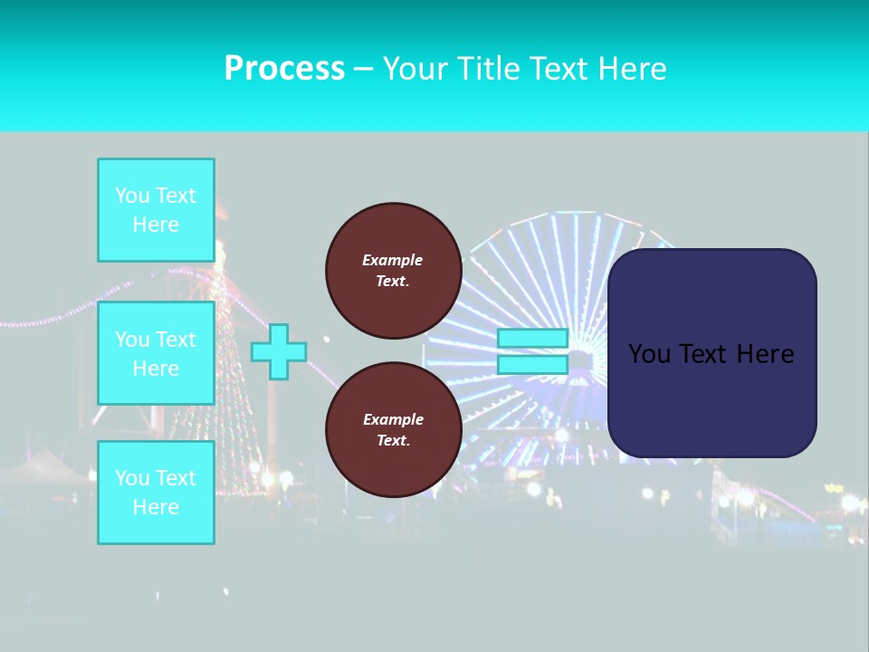 Night Landmark Ride PowerPoint Template