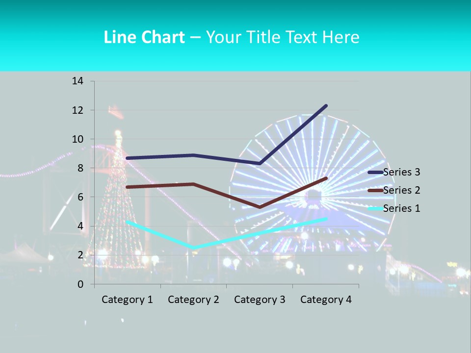 Night Landmark Ride PowerPoint Template