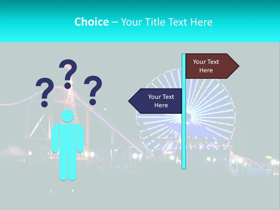 Night Landmark Ride PowerPoint Template