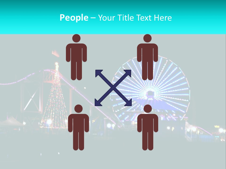 Night Landmark Ride PowerPoint Template