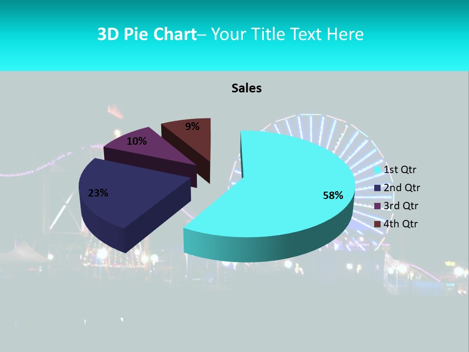 Night Landmark Ride PowerPoint Template