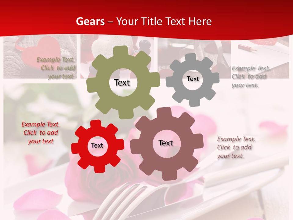 Dinner Fork Cutlery PowerPoint Template