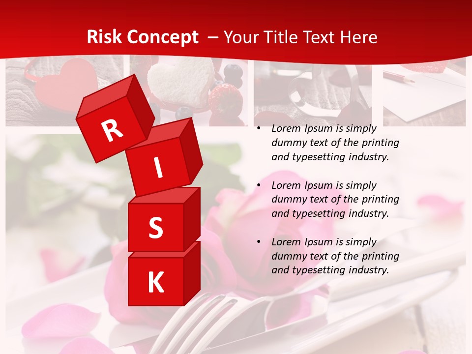 Dinner Fork Cutlery PowerPoint Template