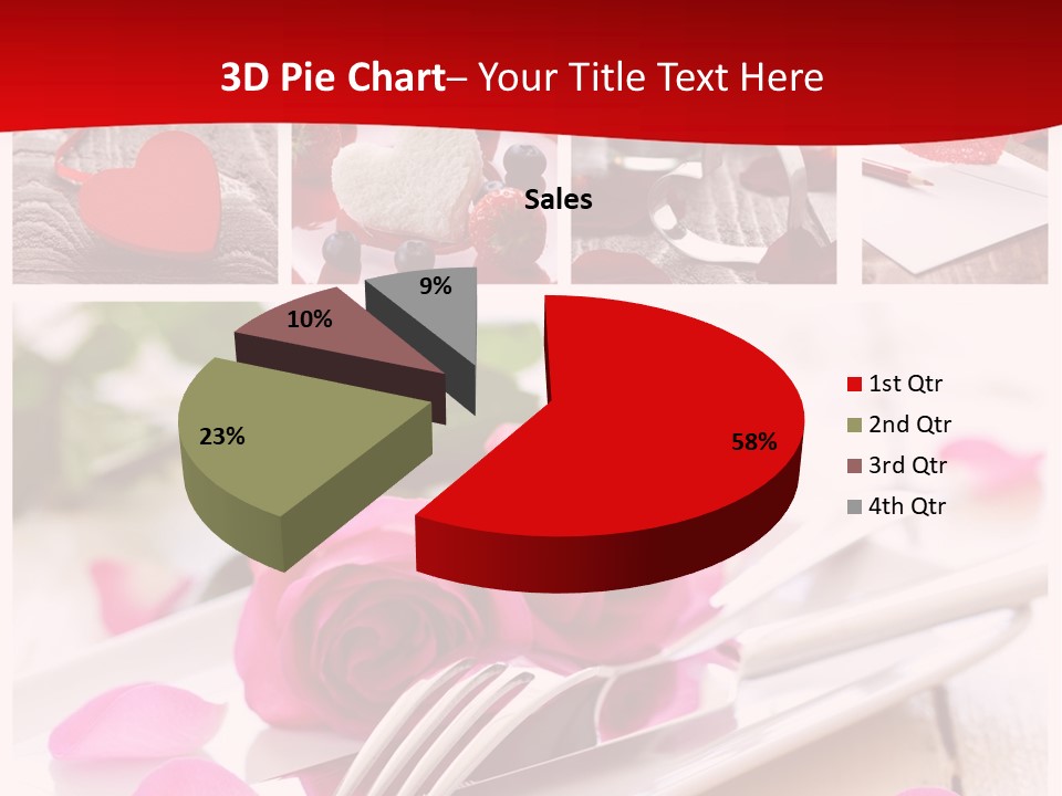 Dinner Fork Cutlery PowerPoint Template