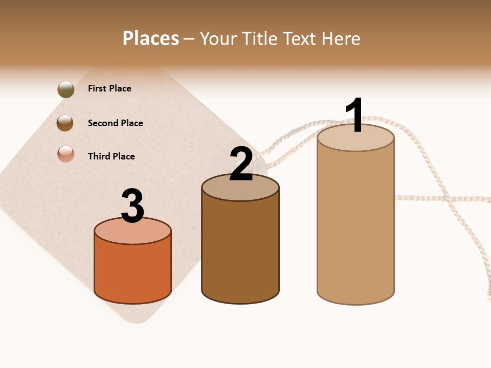 Rope Shape Tag PowerPoint Template