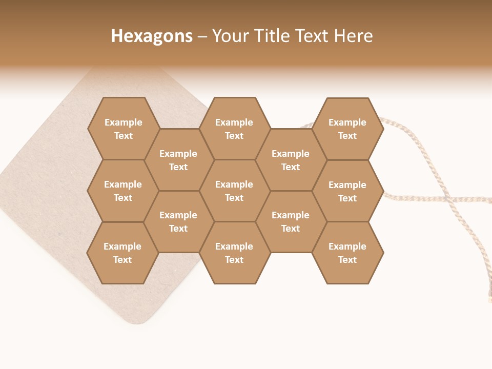 Rope Shape Tag PowerPoint Template