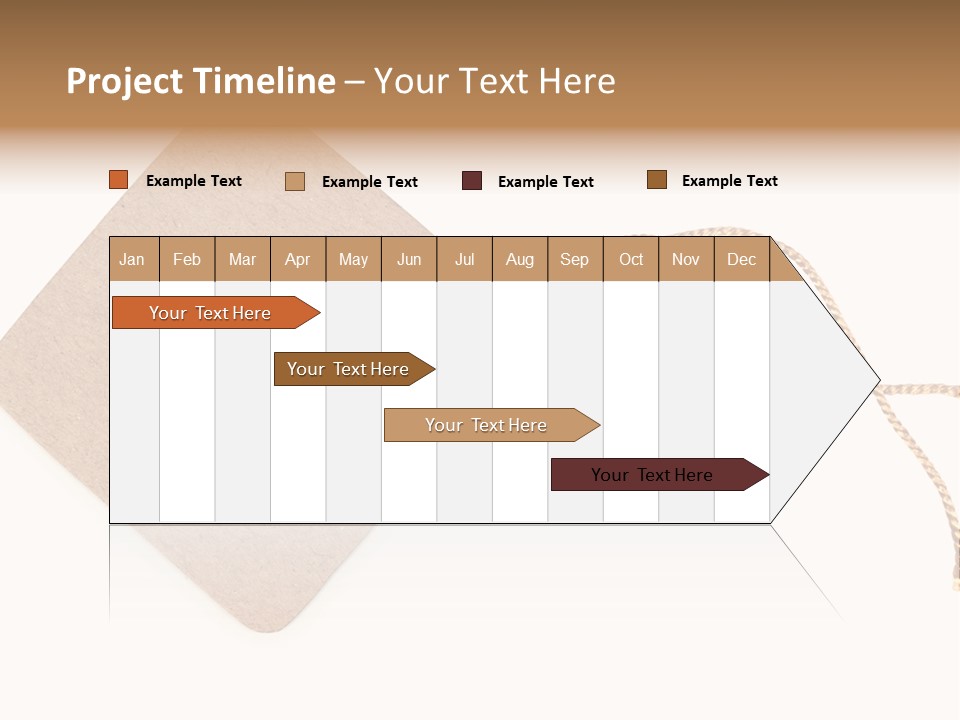 Rope Shape Tag PowerPoint Template