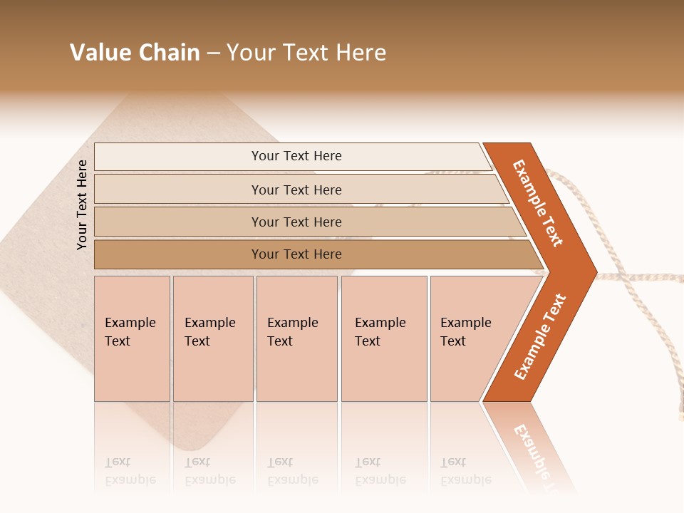 Rope Shape Tag PowerPoint Template