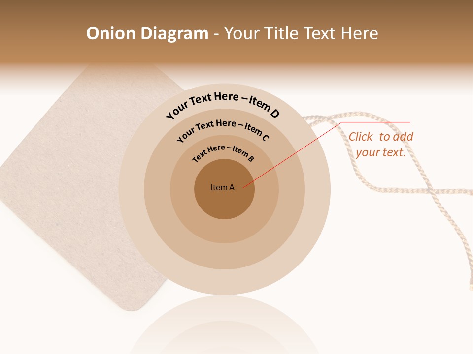 Rope Shape Tag PowerPoint Template