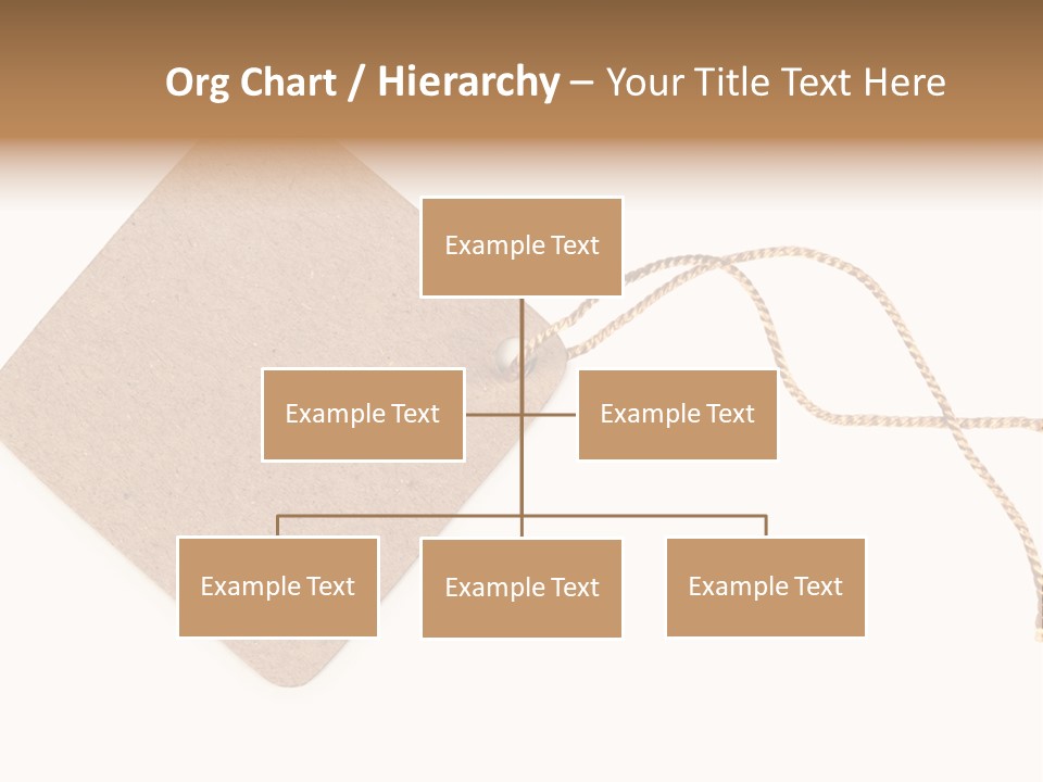 Rope Shape Tag PowerPoint Template