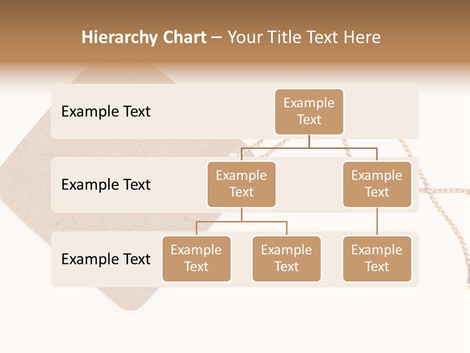 Rope Shape Tag PowerPoint Template