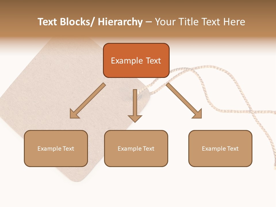 Rope Shape Tag PowerPoint Template