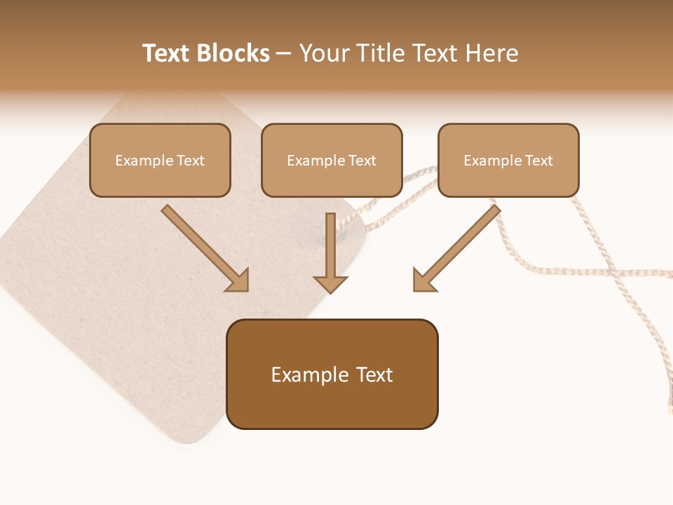 Rope Shape Tag PowerPoint Template