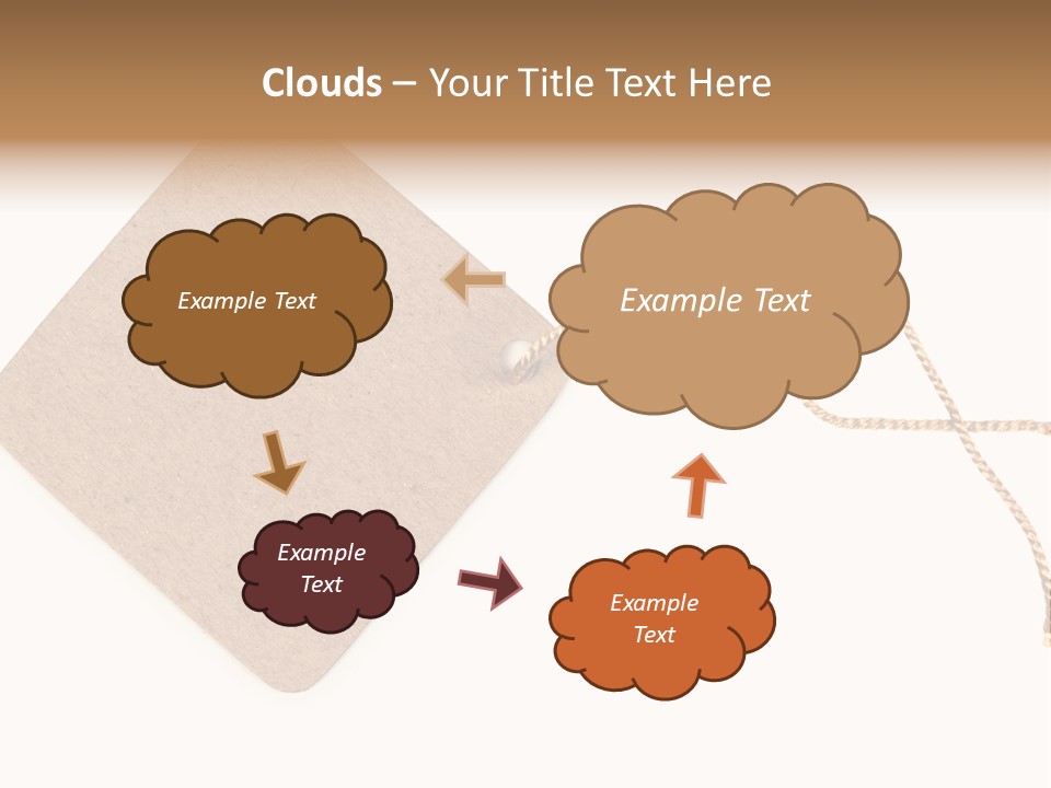 Rope Shape Tag PowerPoint Template