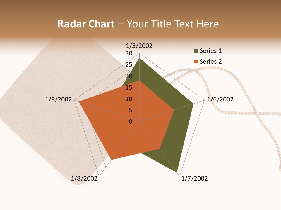 Rope Shape Tag PowerPoint Template