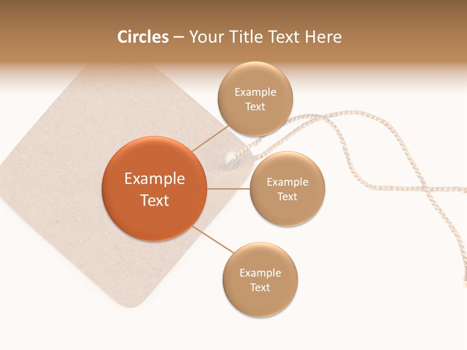 Rope Shape Tag PowerPoint Template