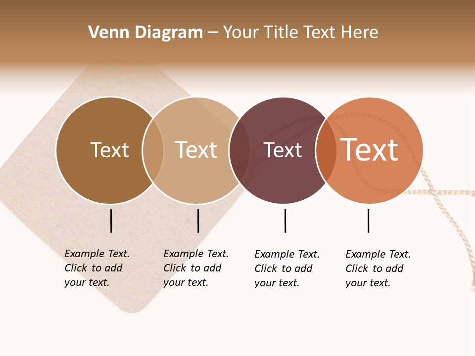 Rope Shape Tag PowerPoint Template