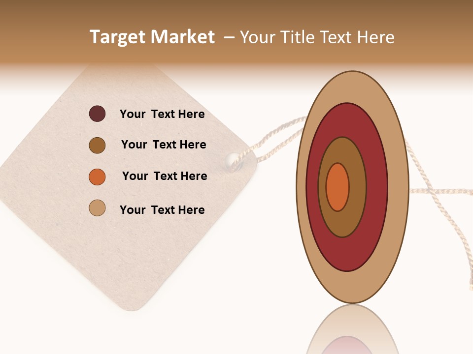 Rope Shape Tag PowerPoint Template