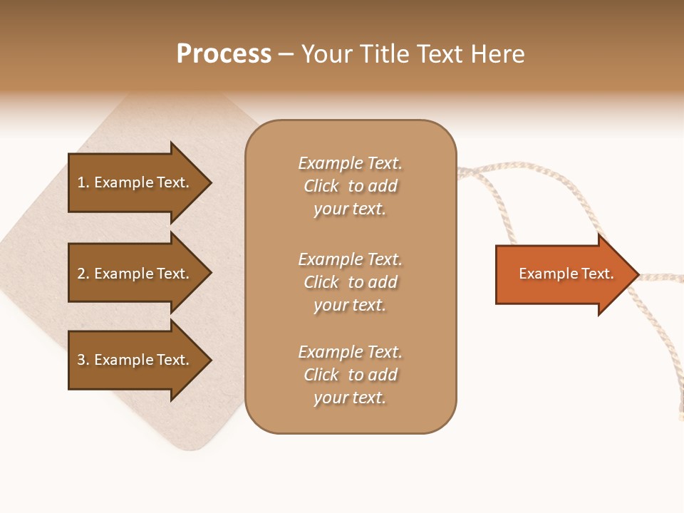 Rope Shape Tag PowerPoint Template