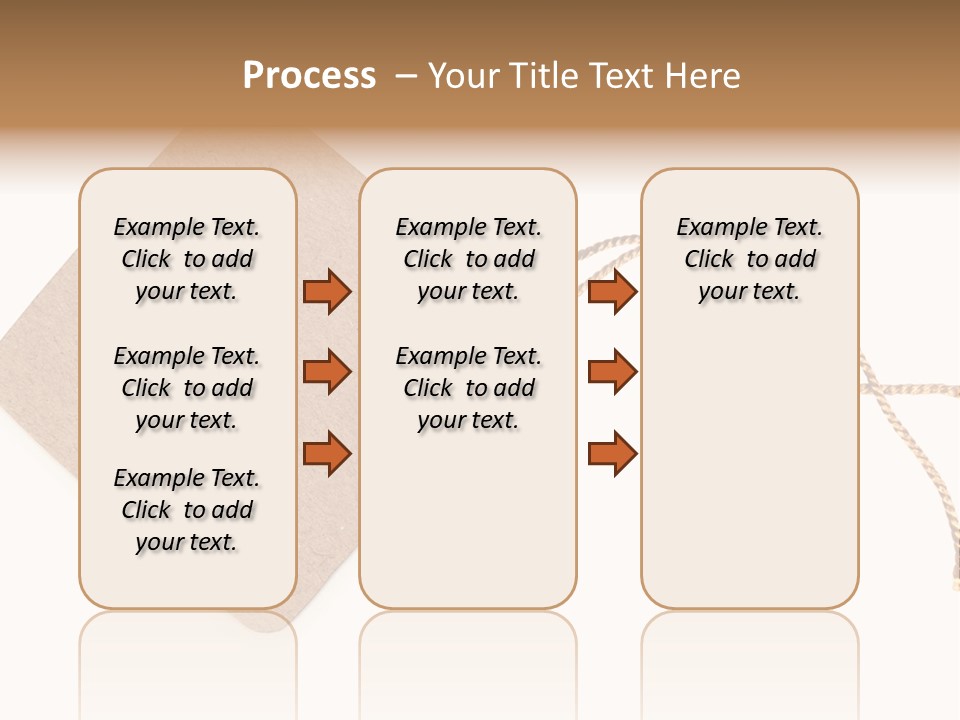 Rope Shape Tag PowerPoint Template
