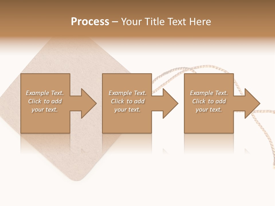 Rope Shape Tag PowerPoint Template
