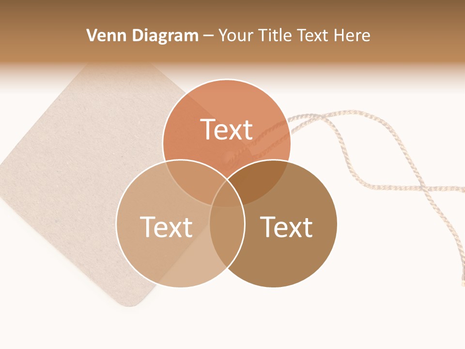 Rope Shape Tag PowerPoint Template