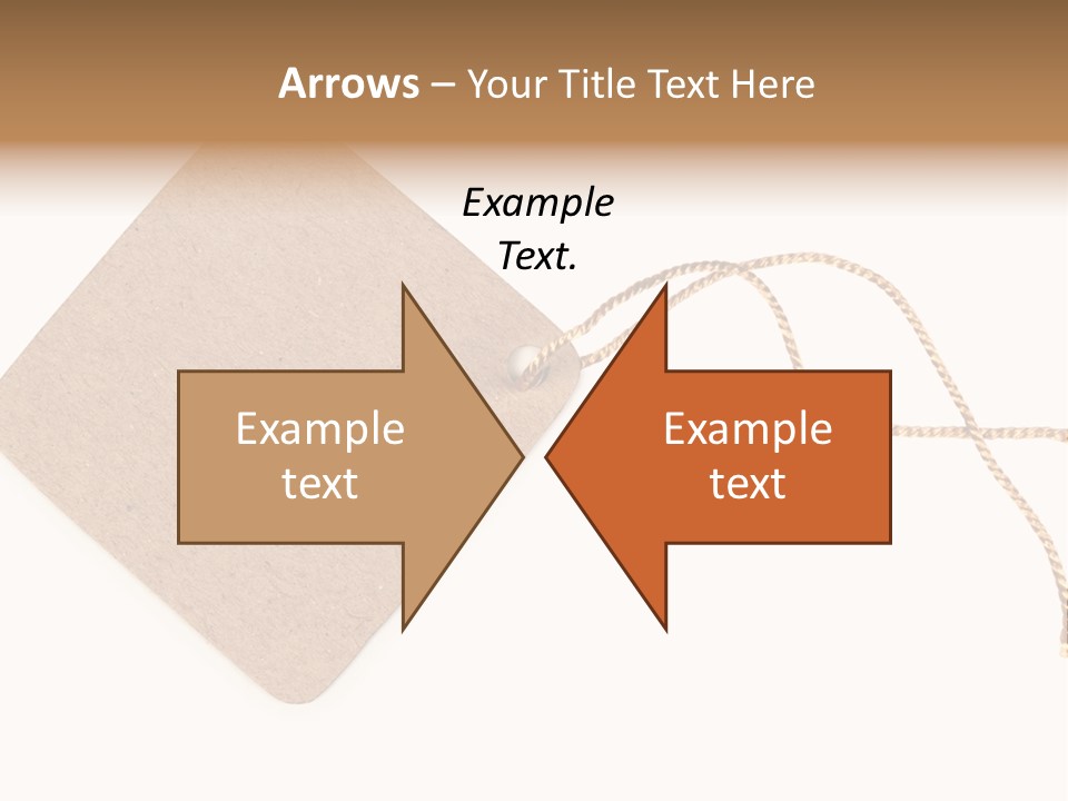 Rope Shape Tag PowerPoint Template