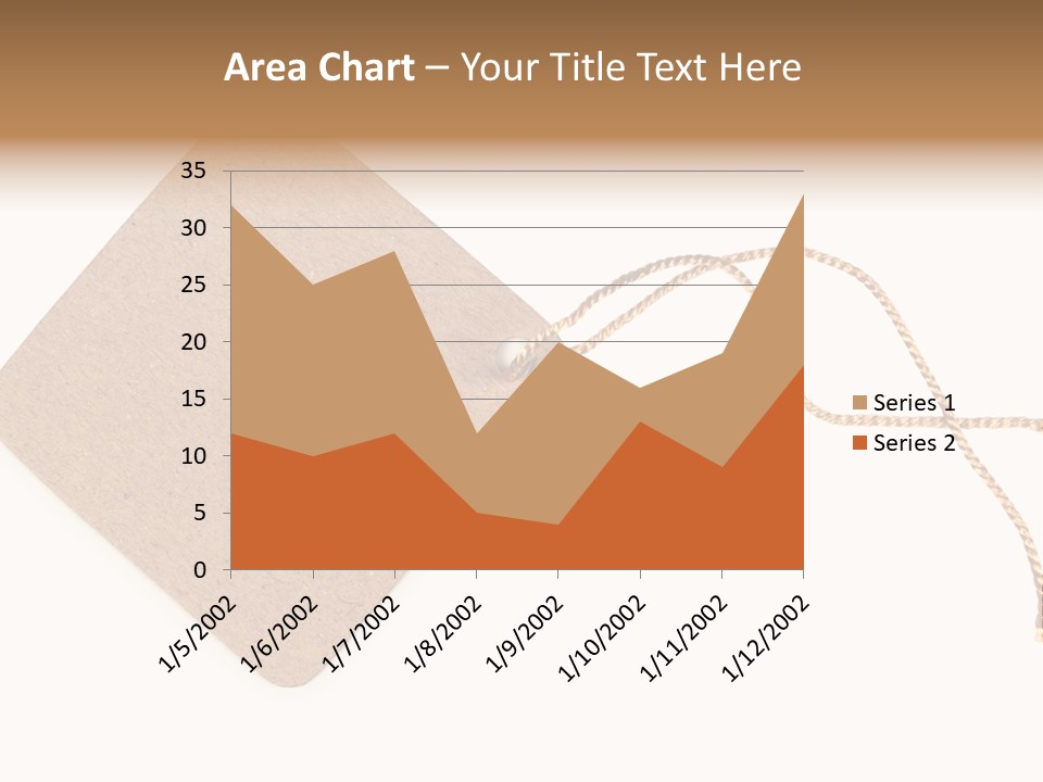 Rope Shape Tag PowerPoint Template