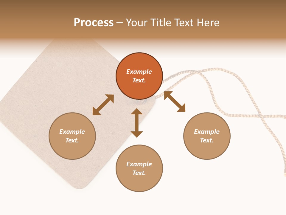 Rope Shape Tag PowerPoint Template