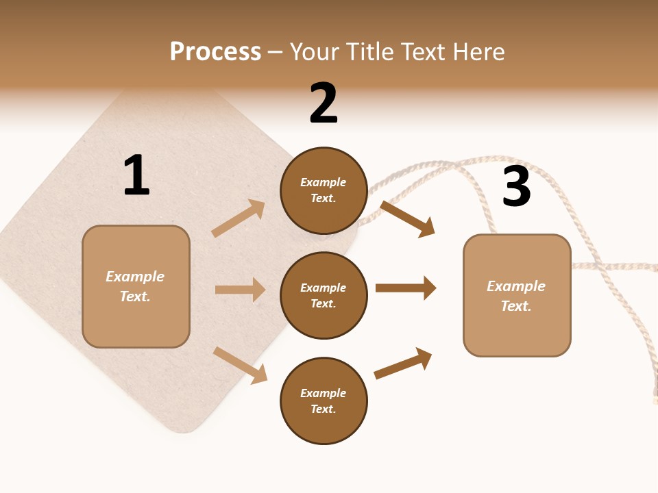 Rope Shape Tag PowerPoint Template