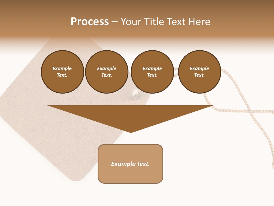 Rope Shape Tag PowerPoint Template
