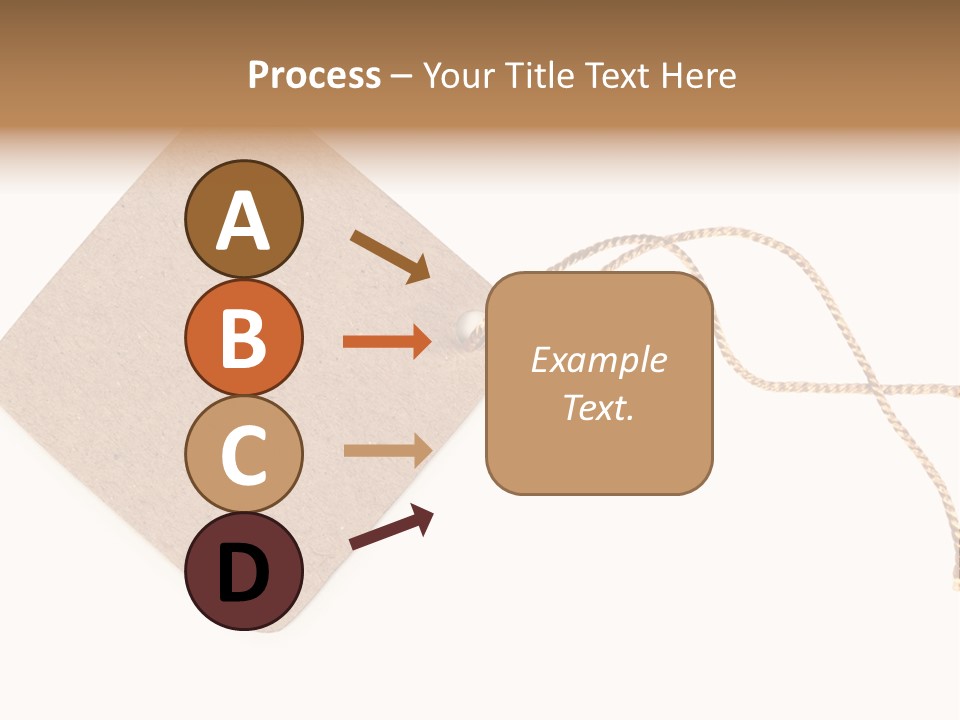 Rope Shape Tag PowerPoint Template