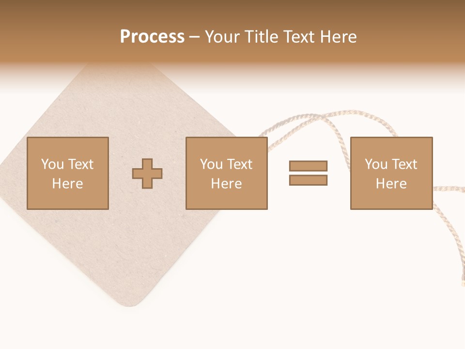 Rope Shape Tag PowerPoint Template