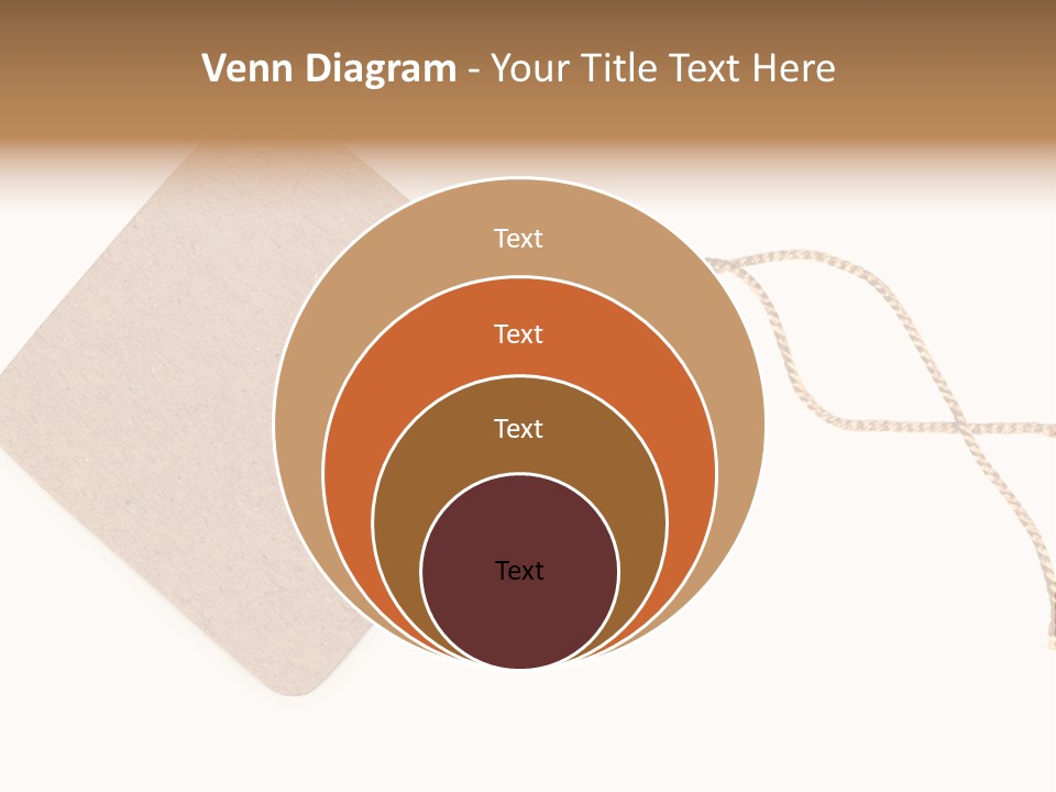 Rope Shape Tag PowerPoint Template