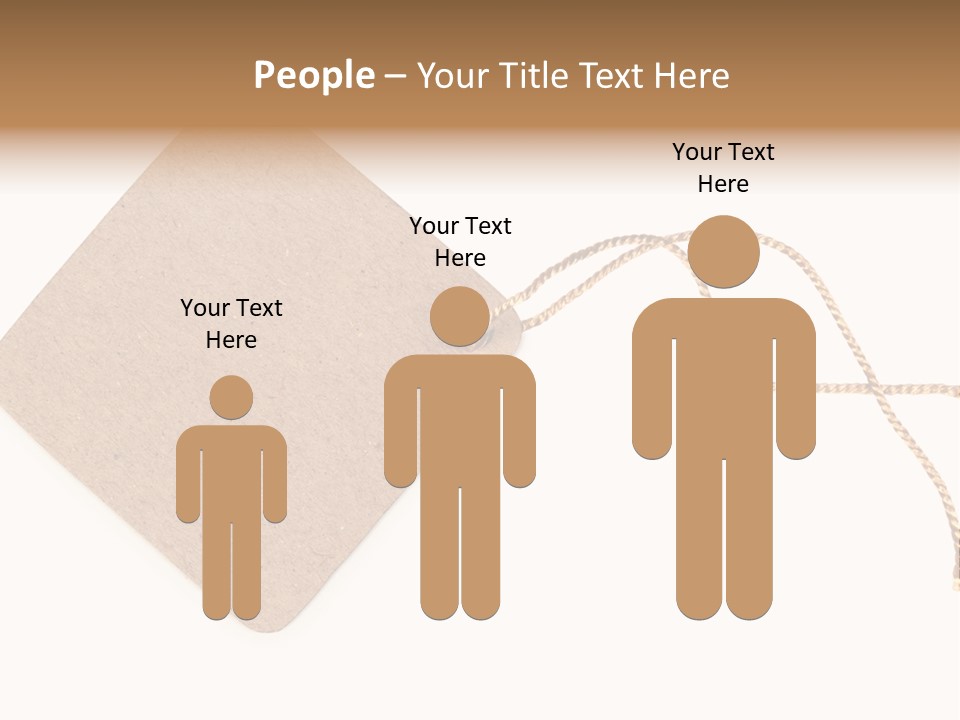 Rope Shape Tag PowerPoint Template