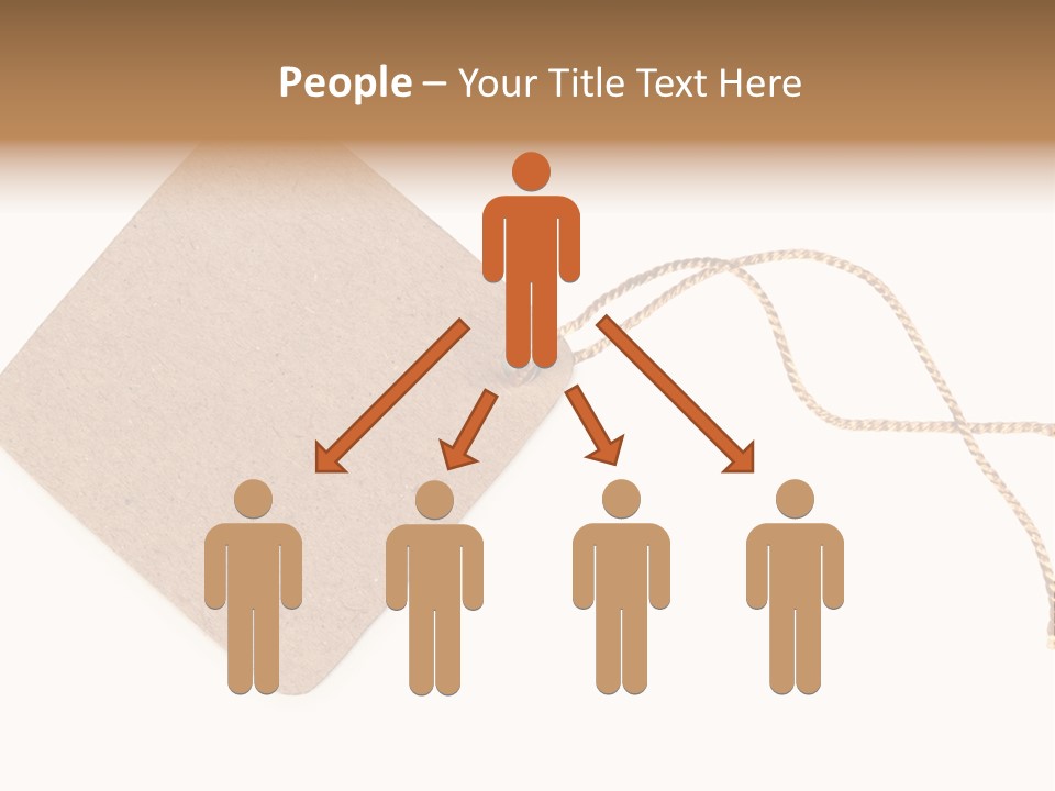 Rope Shape Tag PowerPoint Template