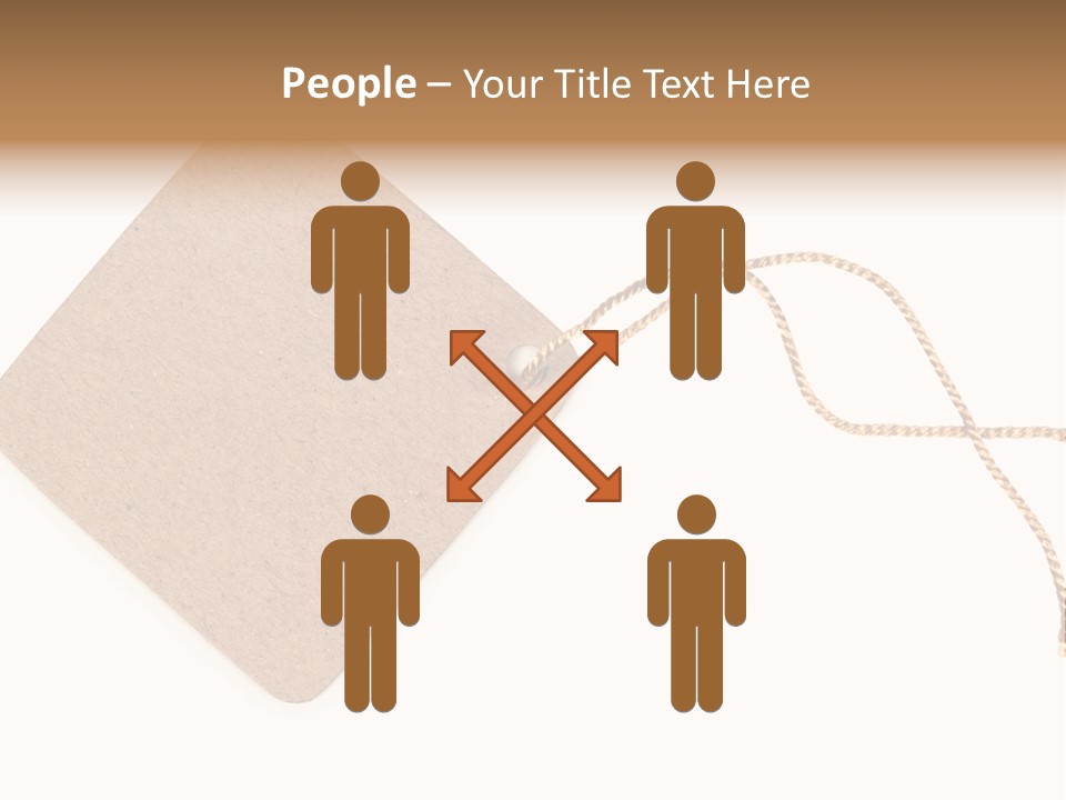 Rope Shape Tag PowerPoint Template