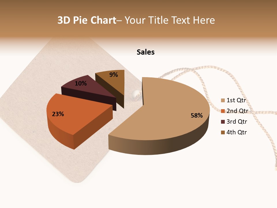 Rope Shape Tag PowerPoint Template