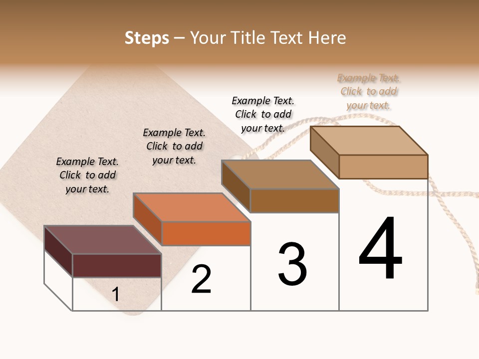 Rope Shape Tag PowerPoint Template