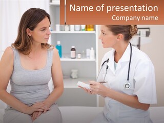 Practitioner Health Ache PowerPoint Template