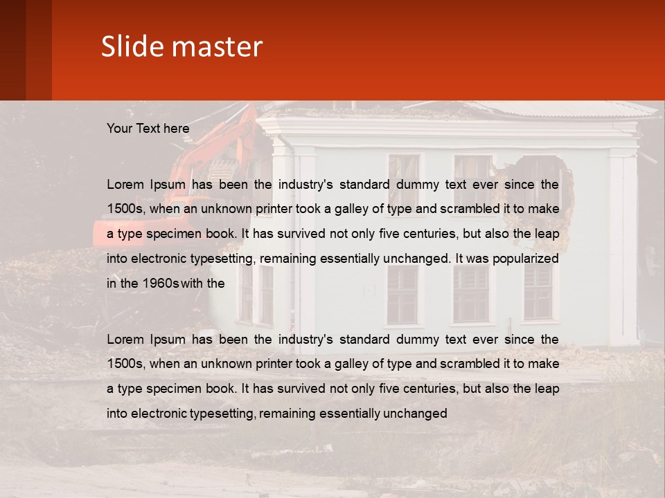 Machine Machinery Site PowerPoint Template