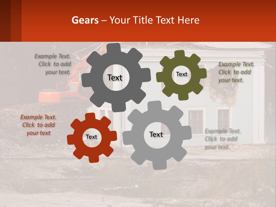 Machine Machinery Site PowerPoint Template