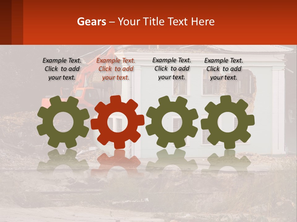 Machine Machinery Site PowerPoint Template