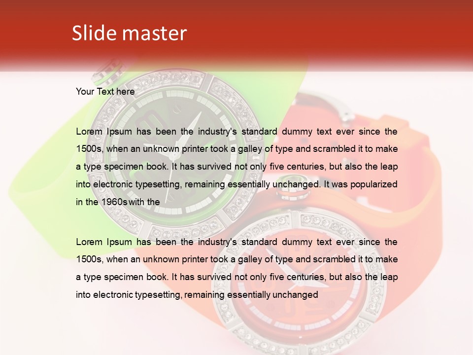 Diamond Date Jewelry PowerPoint Template